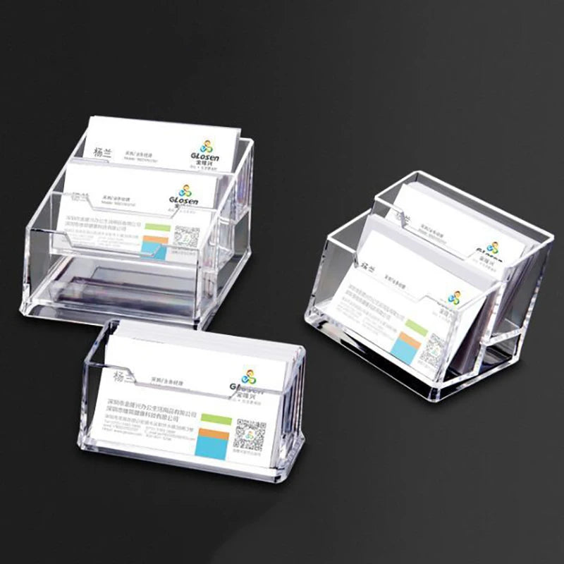 ClearSlot Acrylic Business Card Case