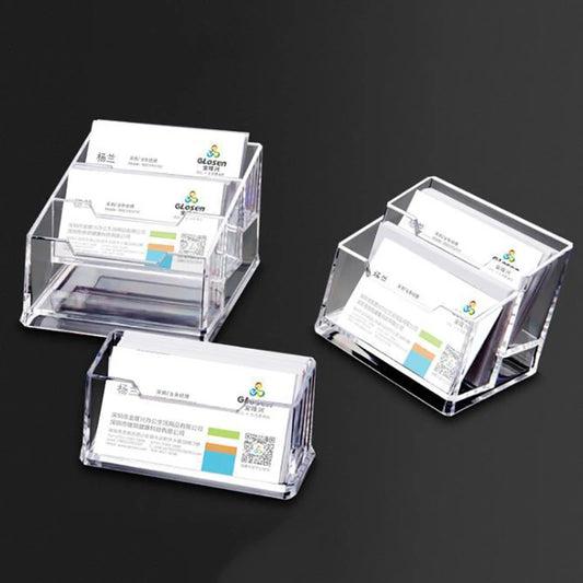 ClearSlot Acrylic Business Card Case