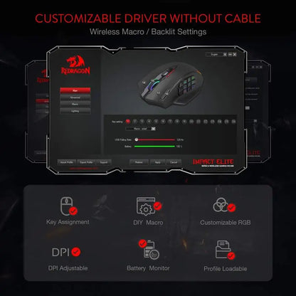 Redragon M913 Wireless Gaming Mouse
