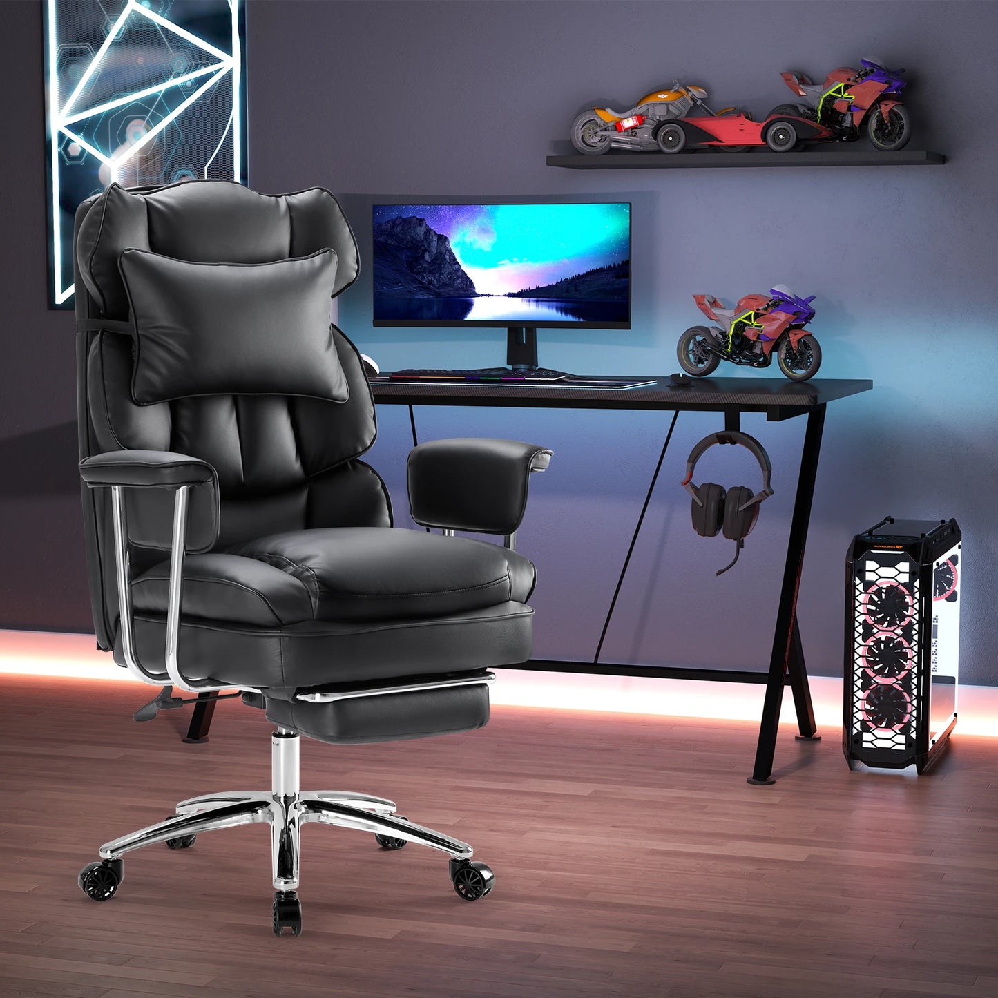 Premium Lux Leather Office Chair