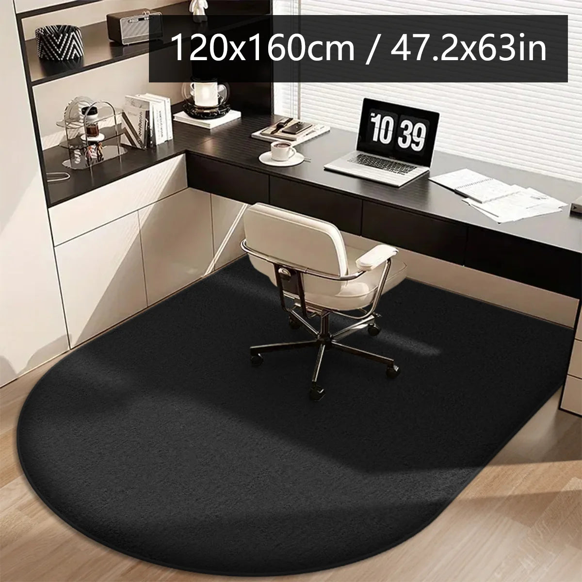 SolidDesk Flannel Chair Floor Mat