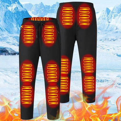 USB Heated Pants | 12 Heating Zones, Windproof and Waterproof