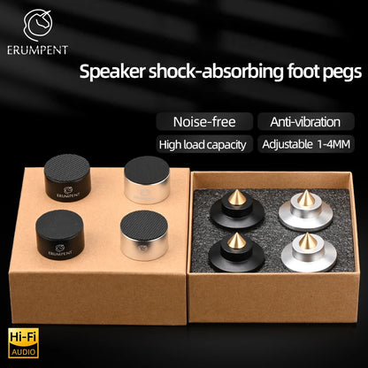 HiFi Speaker Spike Stand Foot Pads (4-Pack)