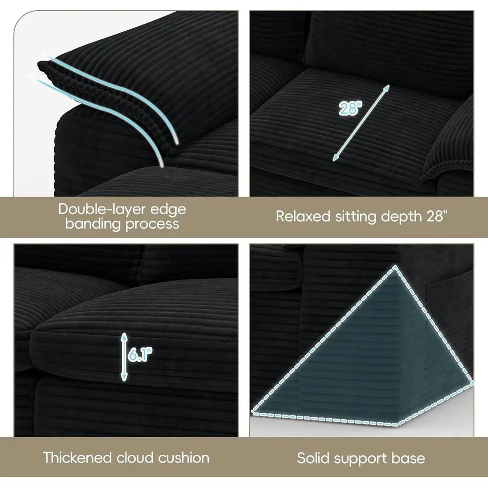 Drift Cloud Sectional Set