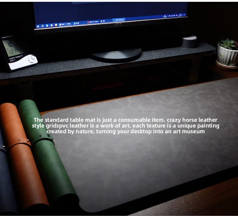 LuxPad Waterproof PU Desk Mat Set