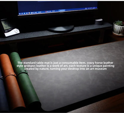 LuxPad Waterproof PU Desk Mat Set