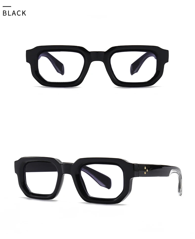 Black Square Anti Blue Light Glasses