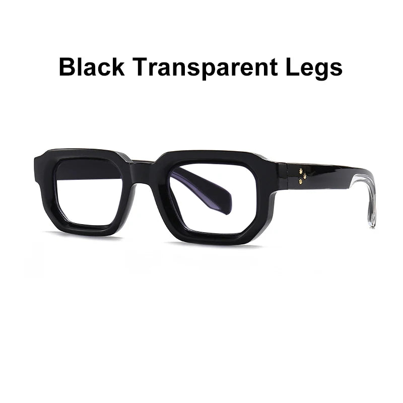 Black Square Anti Blue Light Glasses