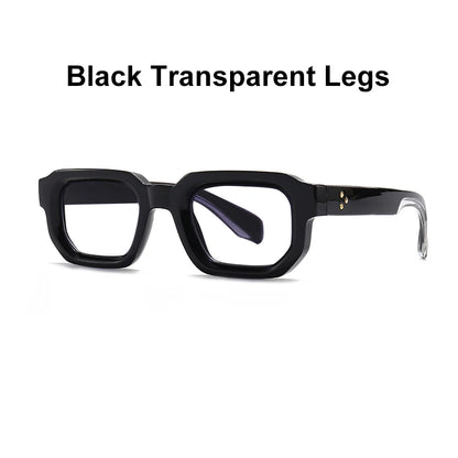 Black Square Anti Blue Light Glasses
