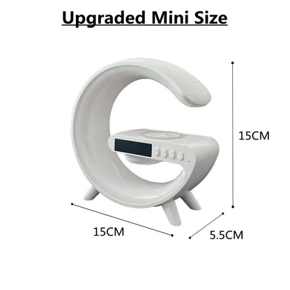 RGB Alarm Clock Wireless Charger Stand