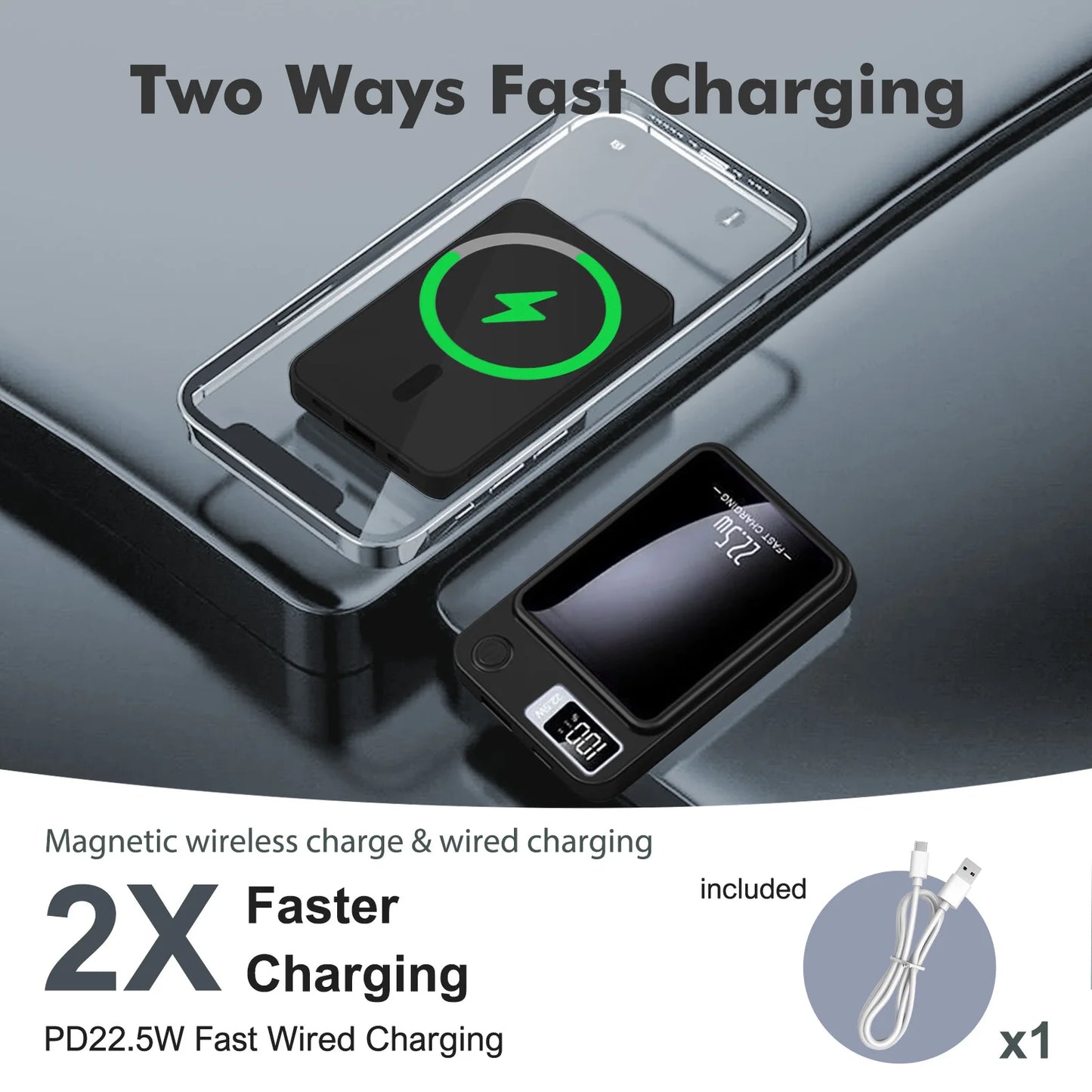 DualMag 10K 2-in-1 Power Bank