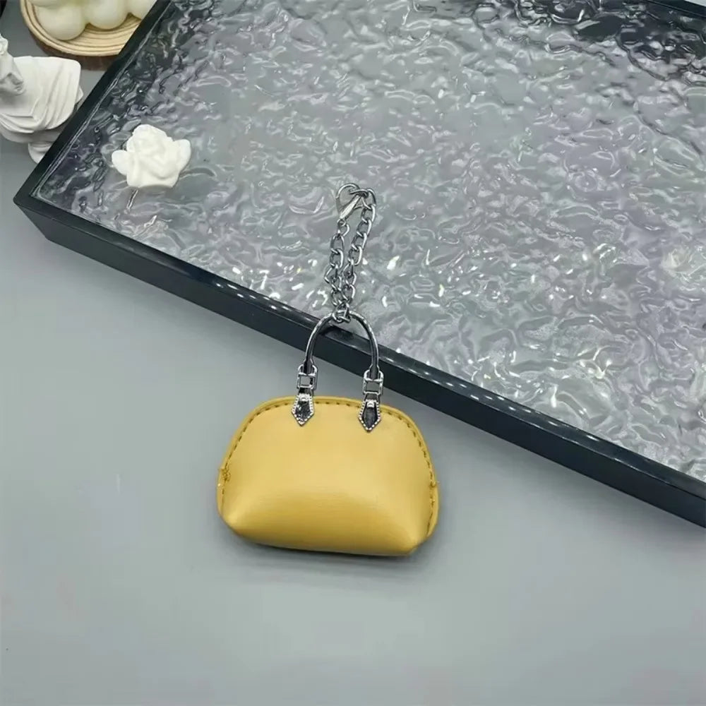 Mini Shell Coin Purse Keychain Charm