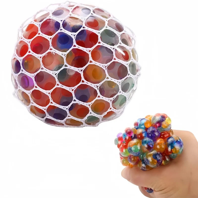 Rainbow Bead Pinch Ball Stress Reliever