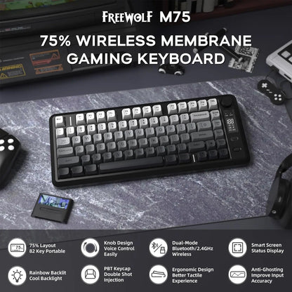 ATTACK SHARK M75 Wireless Gaming Keyboard