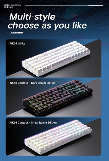 NK68 Hot-Swap Mechanical Keyboard