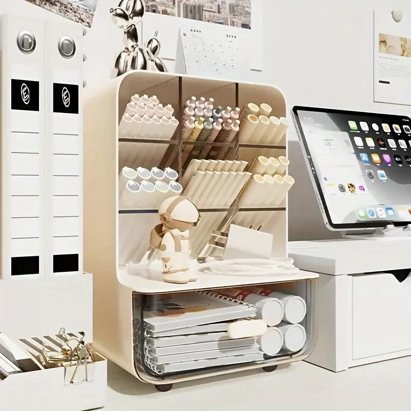 Multi-Layer Desk Organizer with Pencil Holder