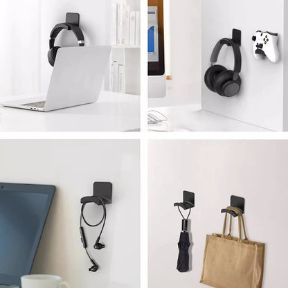 Adhesive Wall-Mount Headphone Stand