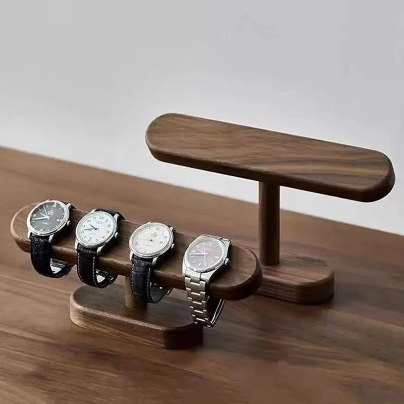 Walnut Watch and Bracelet Display Holder