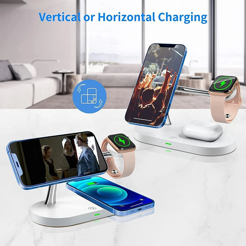MagGlow Elite 3-in-1 Magnetic Wireless Charging Station