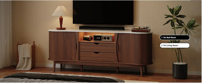 Hollis Fluted Media Console
