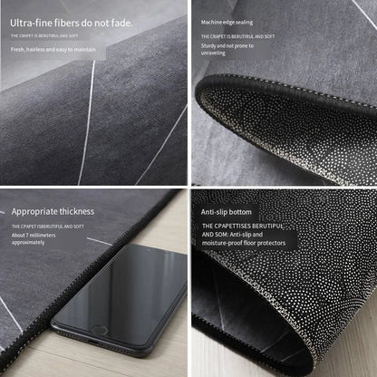 VIKAMA Minimalist Study Rug