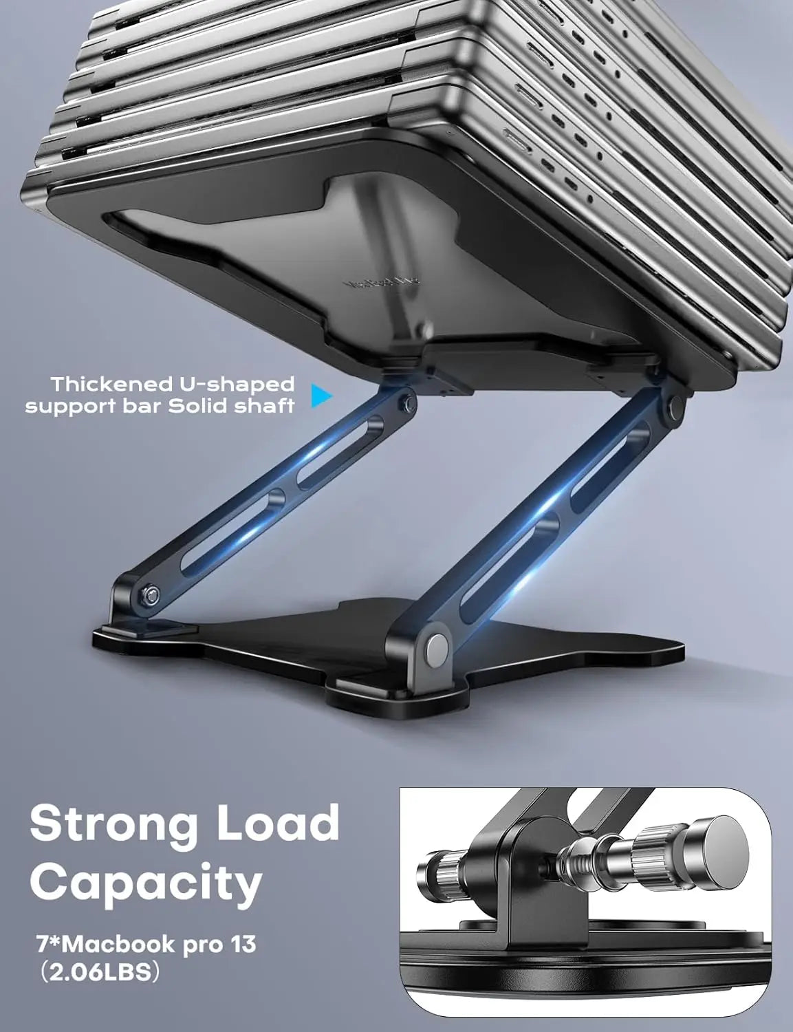 Metal Foldable Laptop Riser