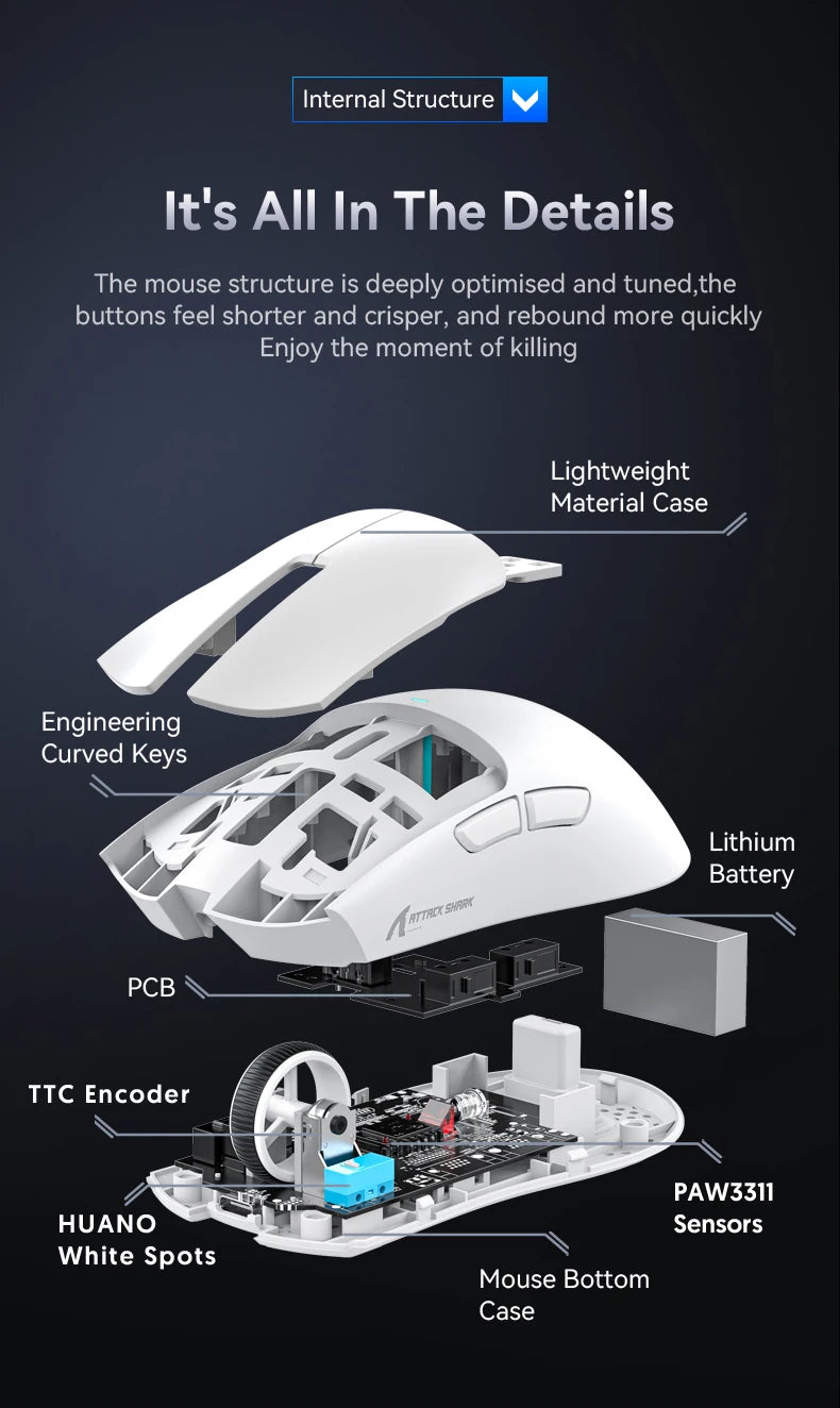 Attack Shark X11 Gaming Mouse