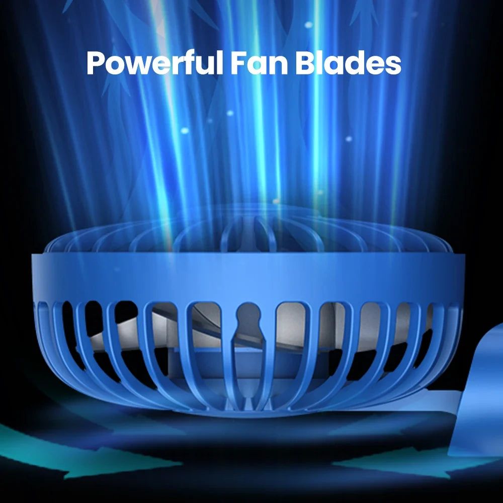 Rechargeable Mini Handheld Fan, 3 Speeds