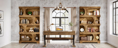 Ravenport 4-Tier Bookcase with Open Display Shelves
