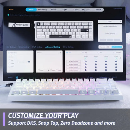 ATTACK SHARK X68 HE 60% Gaming Keyboard
