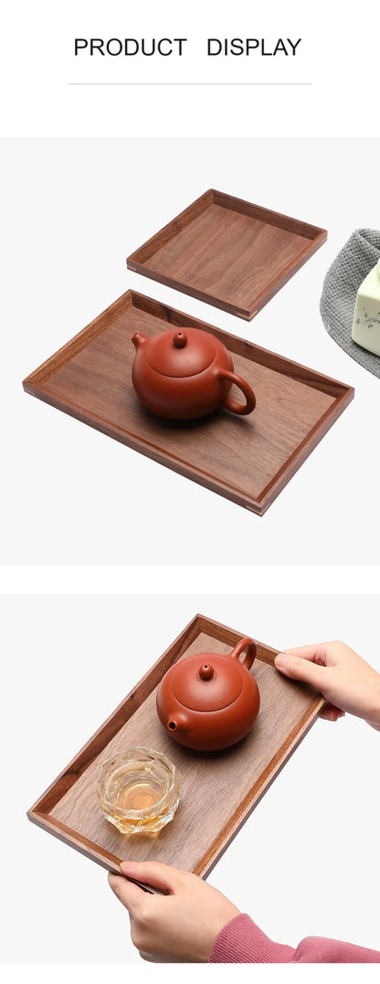 Black Walnut Hexagon Fruit Tray