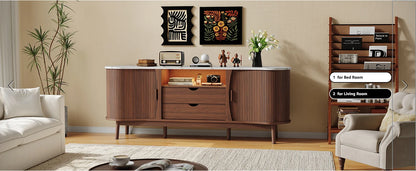 Hollis Fluted Media Console