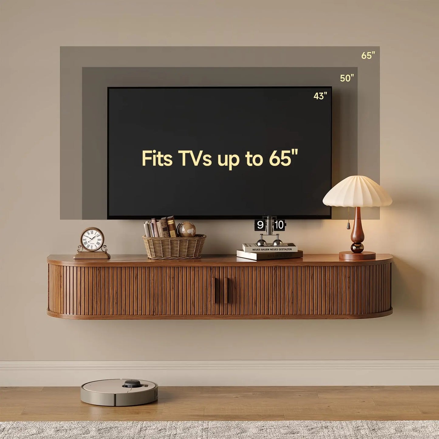 Aldric Floating Media Console
