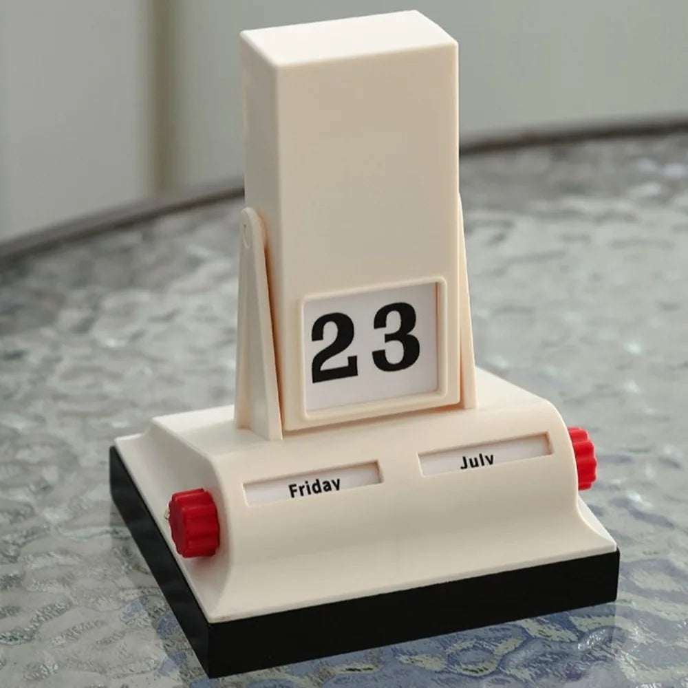 NordicFlip Retro Rotating Desk Calendar