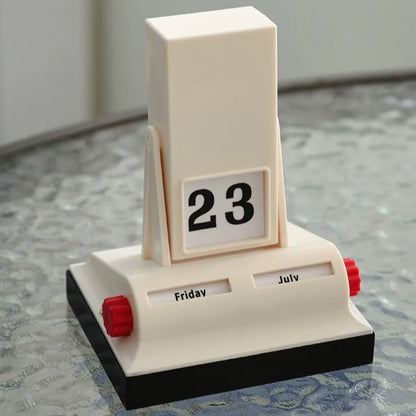 NordicFlip Retro Rotating Desk Calendar