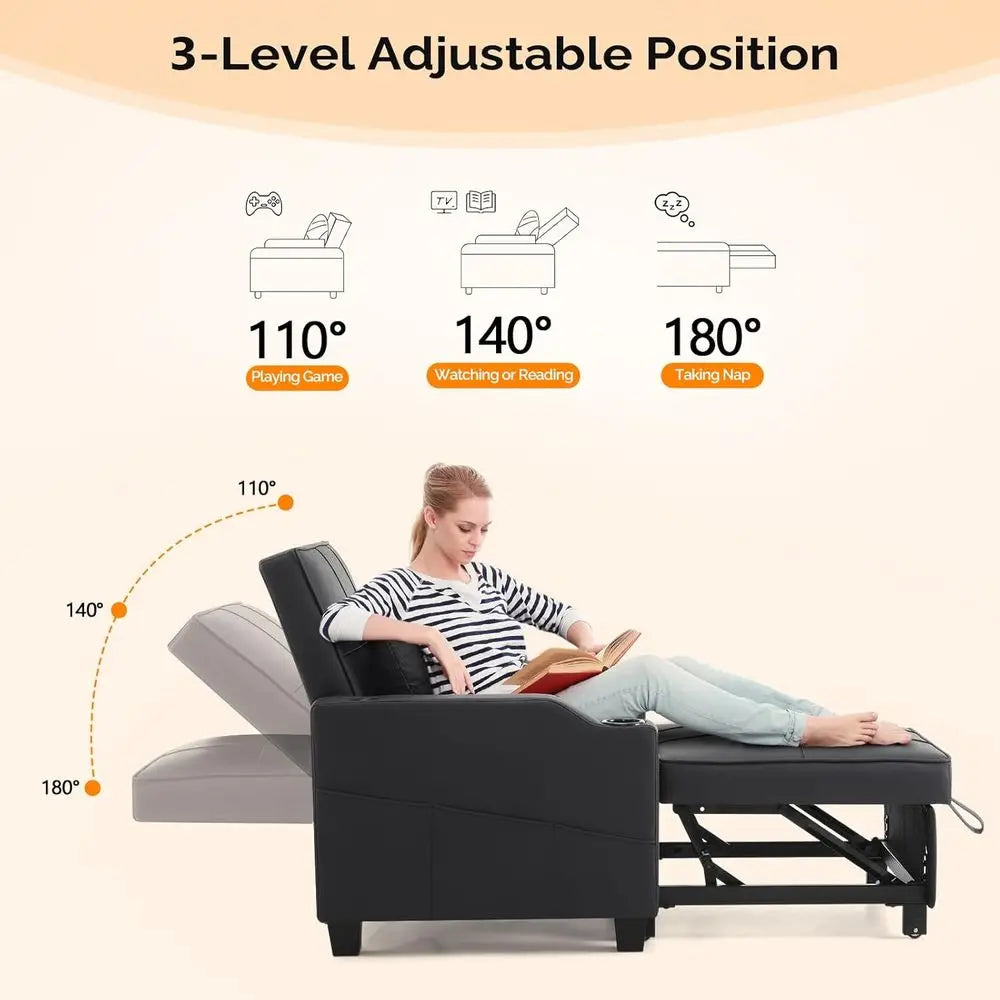 3-in-1 Convertible Sleeper Chair