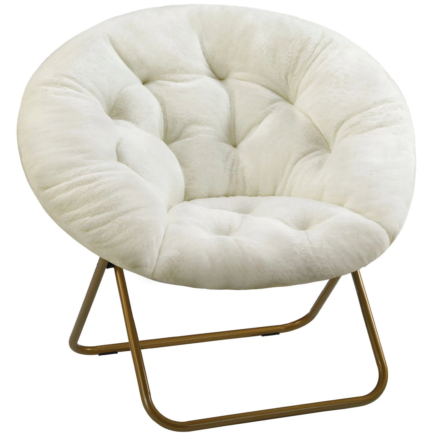 Alpine Faux Fur Saucer Chair