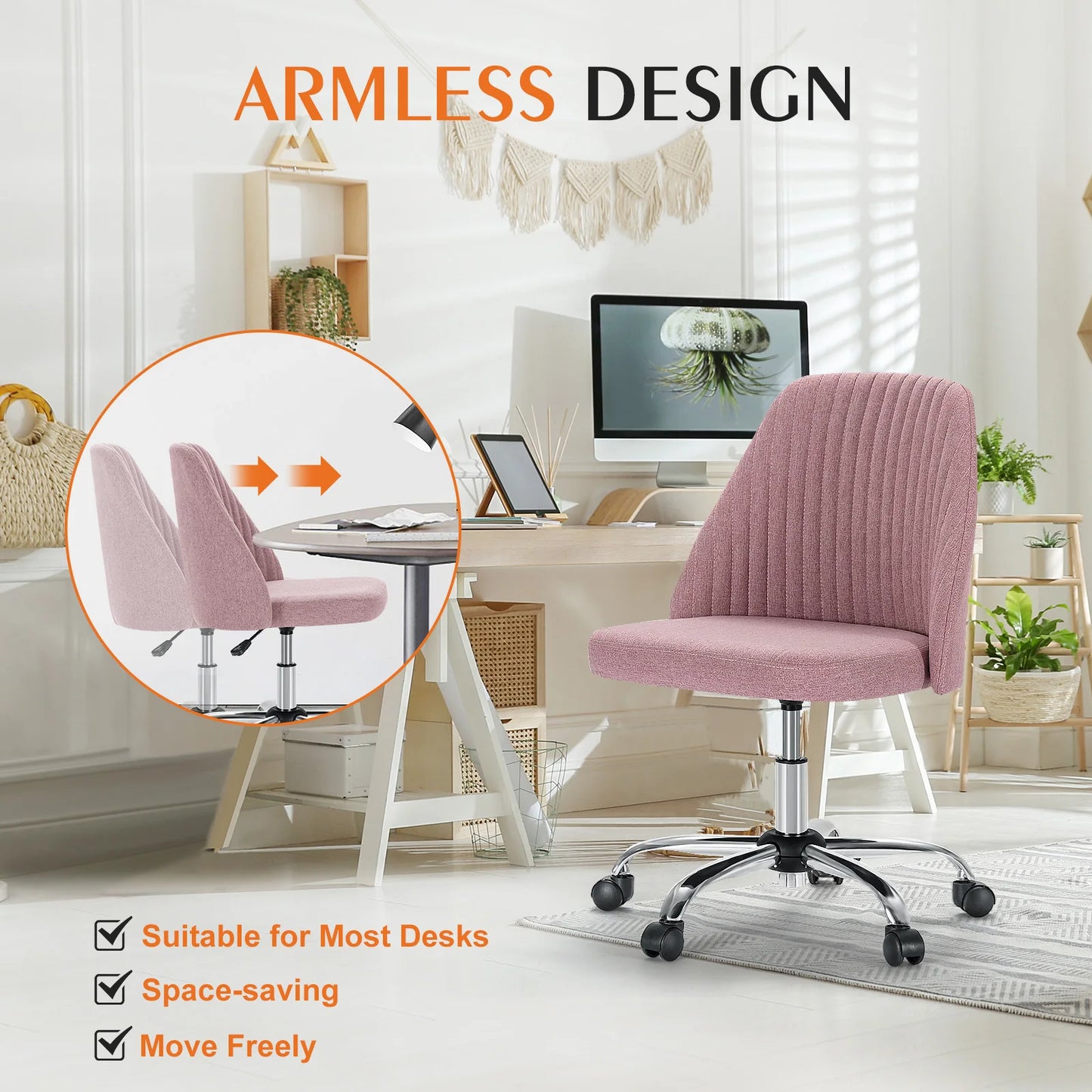 Petite Vanity Task Chair