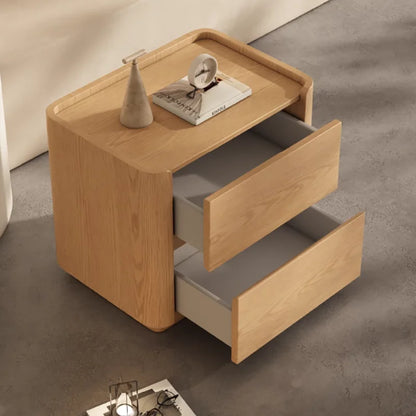 Modern Bedside Table with Integrated Storage