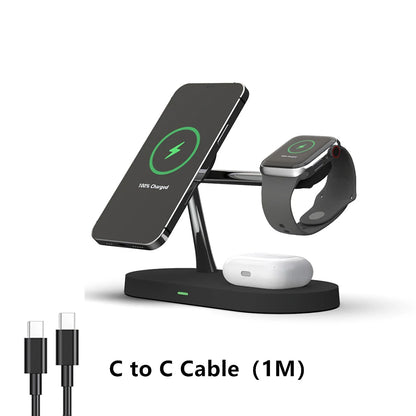 MagGlow Elite 3-in-1 Magnetic Wireless Charging Station