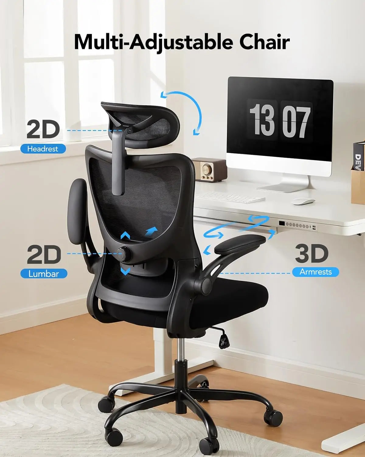 High-Back Rolling Office Chair