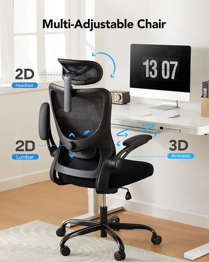 High-Back Rolling Office Chair
