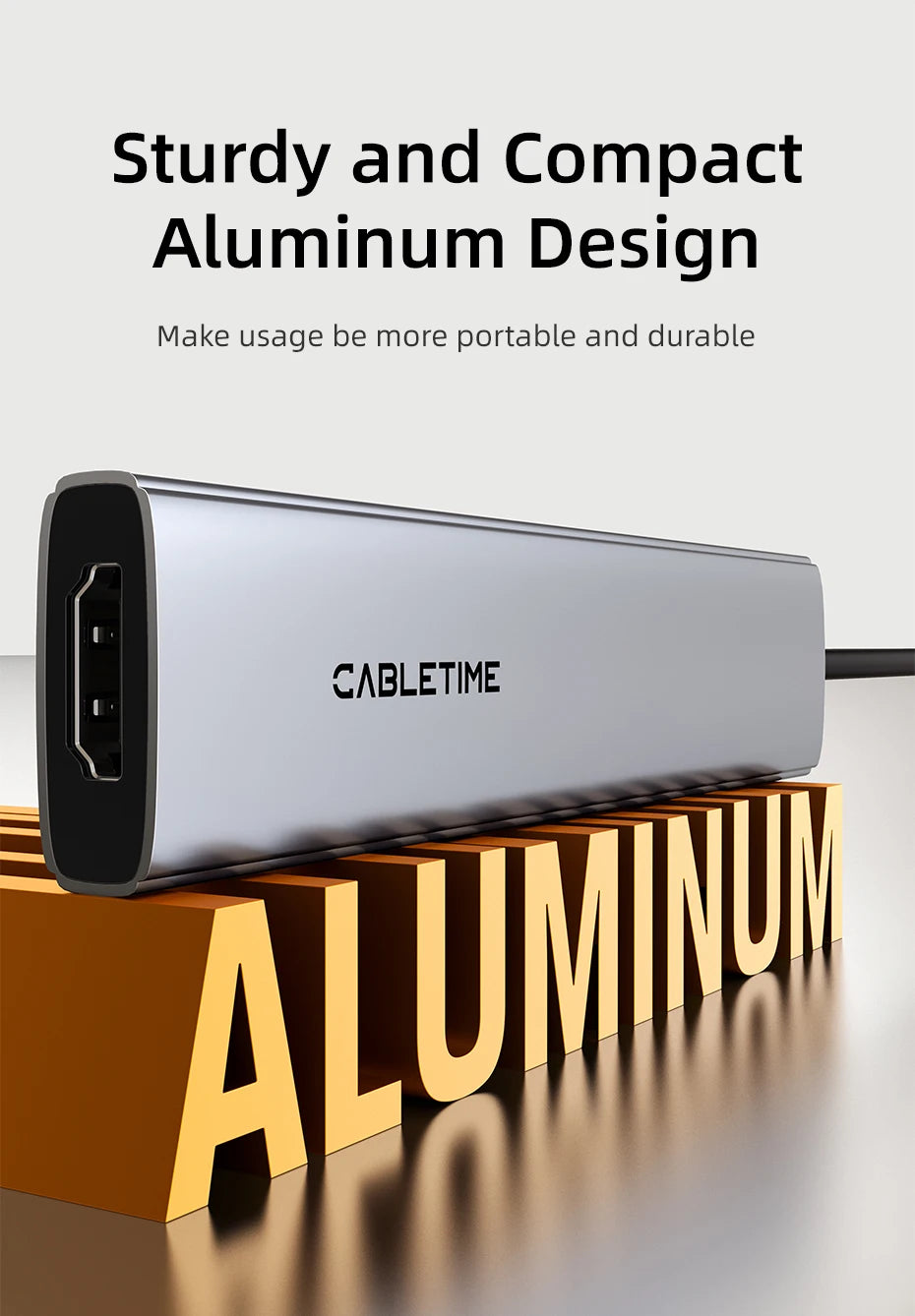 CABLETIME 7-in-1 USB-C Hub