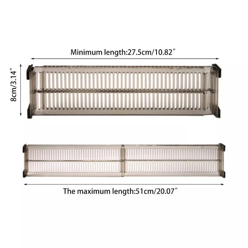 Adjustable Drawer Dividers, 2-Pack, No Tools