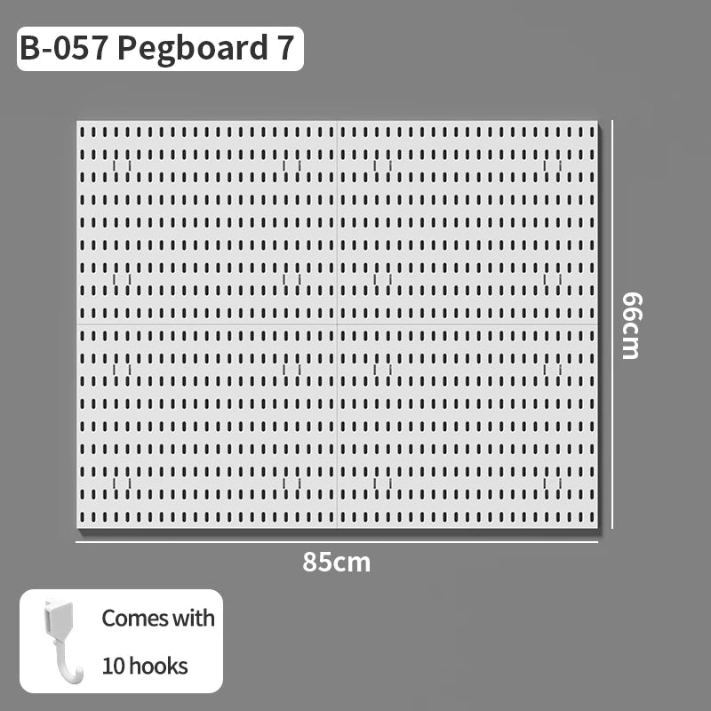 No-Holes Wall Pegboard Organizer