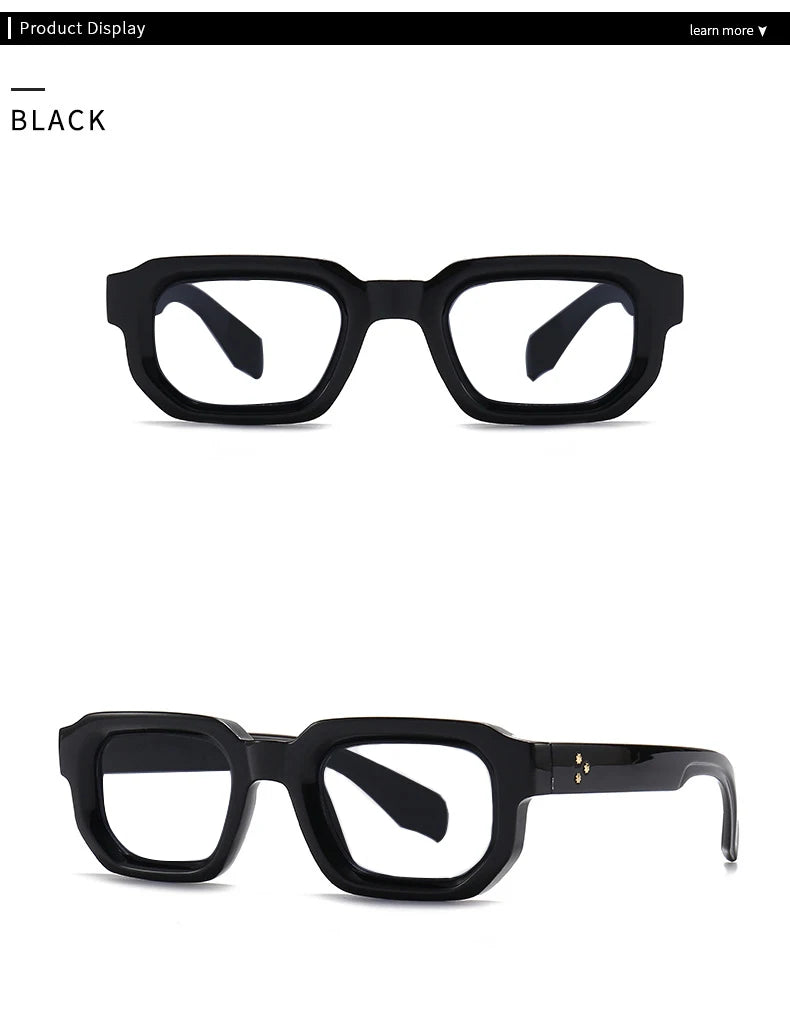 Black Square Anti Blue Light Glasses