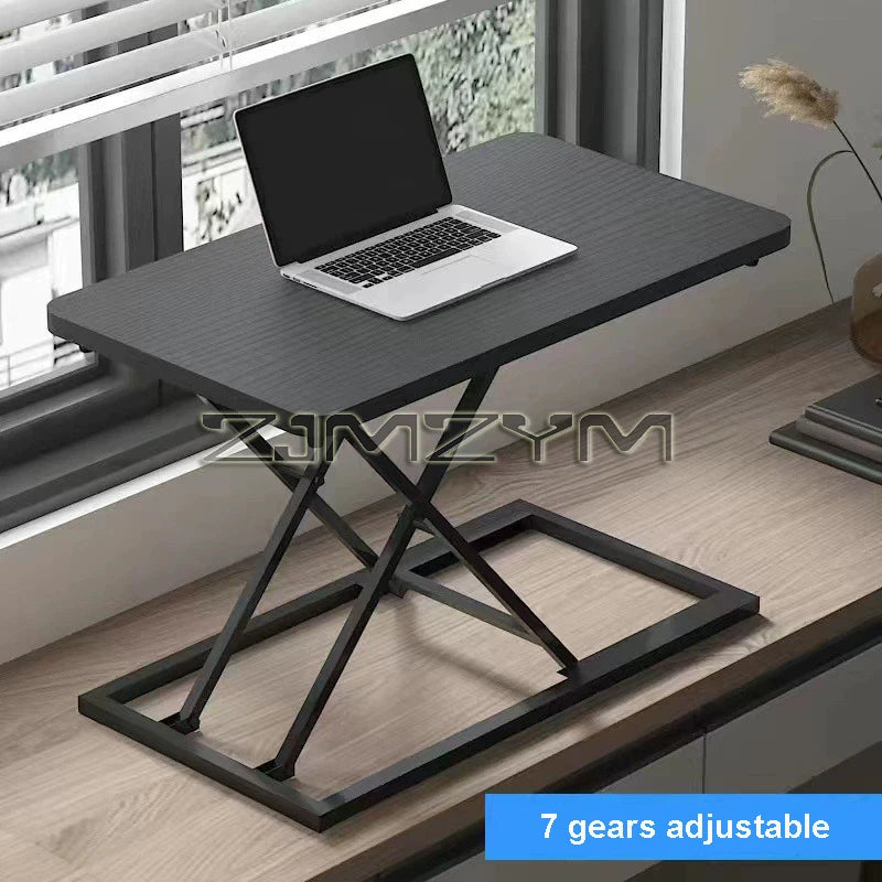 Foldable Laptop Desk with Storage & Keyboard Tray