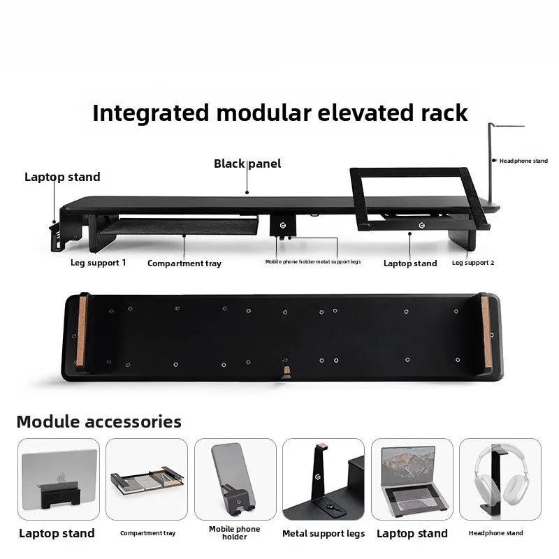 DeskMaster Modular Monitor Riser & Workspace Organizer