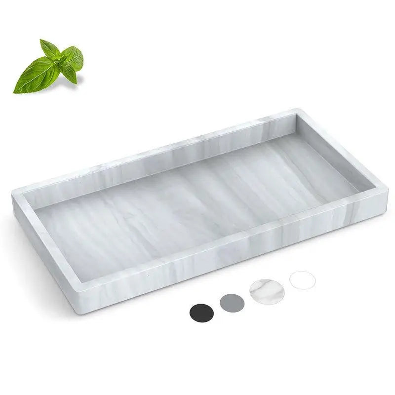 Square Silicone Bathroom Tray Organizer