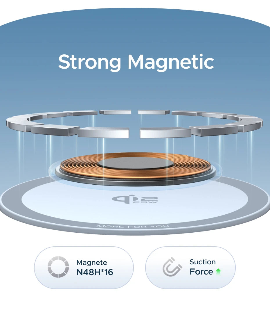 Qi2 Certified Magnetic Wireless Charger